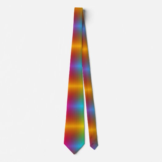 Deze regenboogpatroon das (Voorkant)