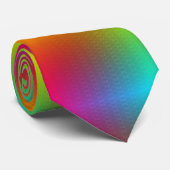 Deze regenboogpatroon das (Opgerold)