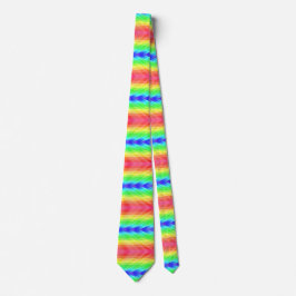 Deze regenboogpatroon das