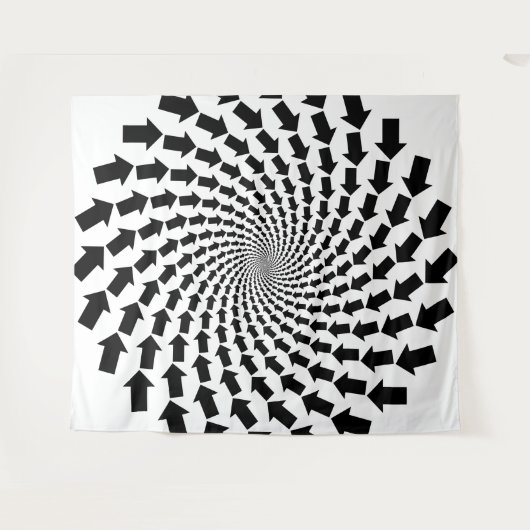 Deze Richting Wandtapijt Wandkleed (Voorkant (horizontaal))