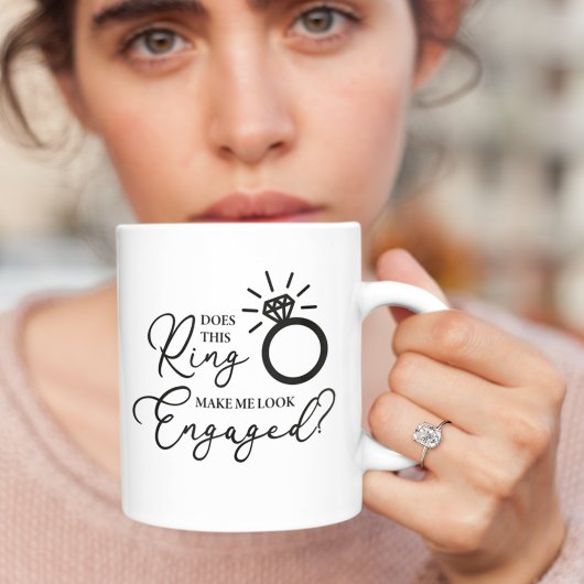 Deze ring laat me kijken koffiemok