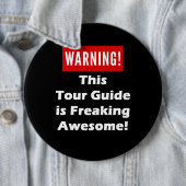 Deze rondleiding is Geweldige. Ronde Button 6,0 Cm (In situ)