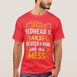 Deze roodkop is gelukkig geblufferd en een beetje t-shirt