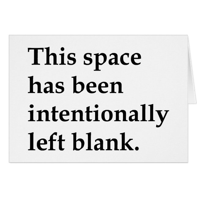 Deze ruimte leeg (Voorkant Horizontaal)