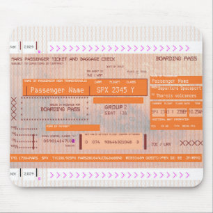 Deze ruimtevlucht met Mars-reispas wijzigen Muismat