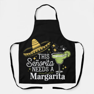 Deze Senorita heeft een Margarita Cinco De Mayo no Schort