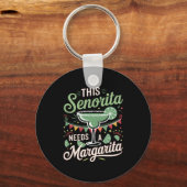 Deze Senorita heeft een Margarita nodig - Margarit Sleutelhanger (Voorkant)