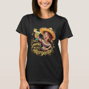 Deze Senorita heeft een Margartita Cinco de Mayo M T-shirt
