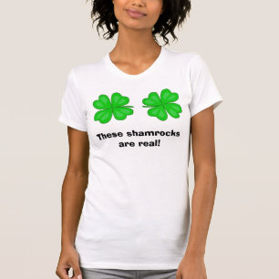 Deze shamrocken zijn echt! t-shirt