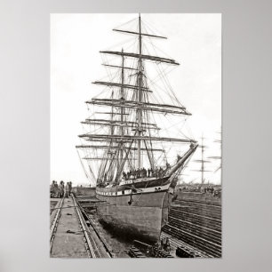Deze Ship Talus 1892 Poster