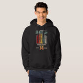 Deze slimme kerel krijgt 74 Retro Chess 74th Birt Hoodie (Voorkant volledig)
