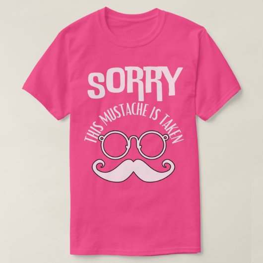 Deze snor wordt ingenomen 11 t-shirt (Design voorkant)