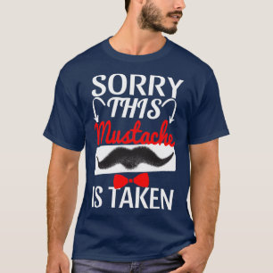 Deze snor wordt ingenomen 16 t-shirt
