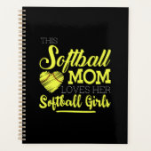 Deze softbalmoeder houdt van haar Softball Girls Planner (Voorkant)
