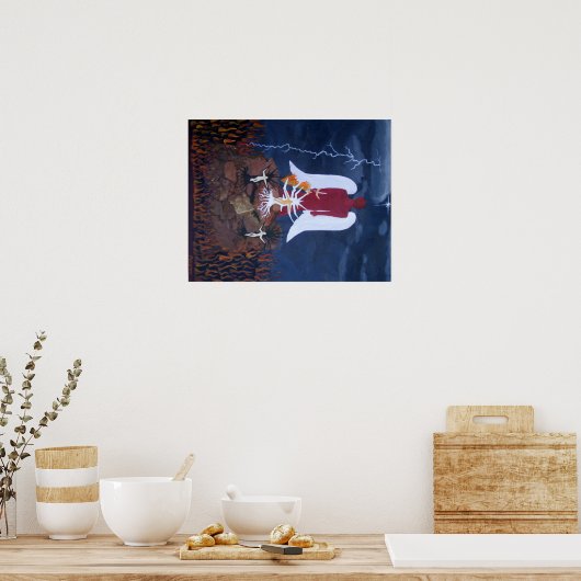 Deze sokkel is de zoon van God Poster (Keuken)