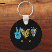 Deze Speciaal is het perfecte cadeauidee voor auti Sleutelhanger (Voorkant)