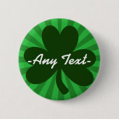 Deze St Patrick's Day personaliseren Ronde Button 5,7 Cm (Voorkant)