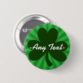 Deze St Patrick's Day personaliseren Ronde Button 5,7 Cm (Voorkant /achterkant)