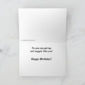 Deze staartwaag is voor jou. Black Lab-Kaart Kaart (Binnen)