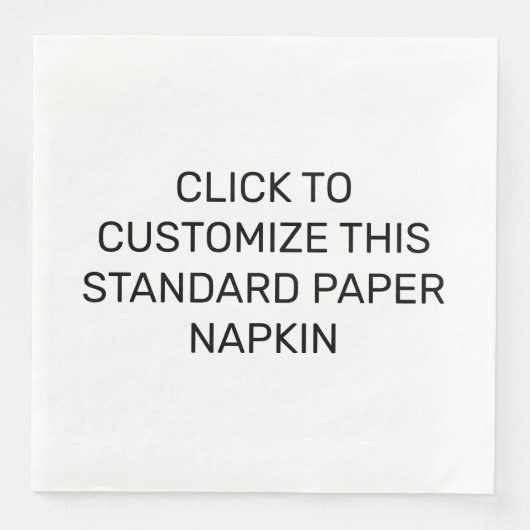 DEZE STANDAARDPAPIERNAPKIN AANPASSEN SERVET (Voorkant)