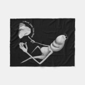 Deze steen bevalt me niet Funny Marcus The Worm Me Fleece Deken (Voorkant (Horizontaal))
