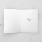 Deze ster van David/Heart Chag sameach kaart (Binnen)