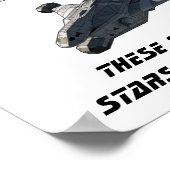 DEZE STERREN ZIJN VAN ONS! Starship Recognition Po Poster (Hoek)