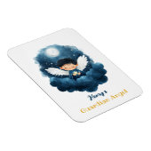 Deze Sterrennacht beschermengel Magneet (Rechterzijde)