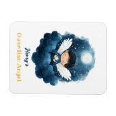 Deze Sterrennacht beschermengel Magneet (Horizontaal)