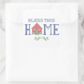 Deze sticker op het thuisplein zonder blikken (Tas)