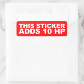 Deze sticker voegt 10HP toe (Tas)