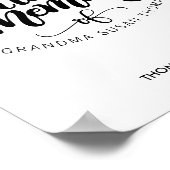 Deze stoel is opgeslagen in een liefdevol geheugen poster (Hoek)