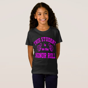 Deze student staat op de Honor Roll T-shirt