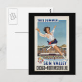 Deze Summer Sun Valley Briefkaart (Voorkant / Achterkant)