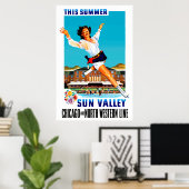 Deze Summer ~ Sun Valley Poster (Thuiskantoor)