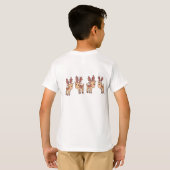 Deze Super Simpele Herten Kinder T-Shirt  (Achterkant volledig)