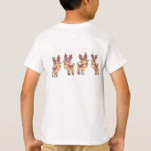 Deze Super Simpele Herten Kinder T-Shirt  (Achterkant)