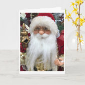 DEZE SWEET SANTA ZEGT "MERRY CHRISTMAS" VOOR U KAART (Gele Bloem)