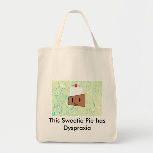 Deze Sweetie Pie heeft Dyspraxie Tote Bag (Voorkant)