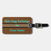 Deze tas behoort tot bagagelabel (Voorkant horizontaal)