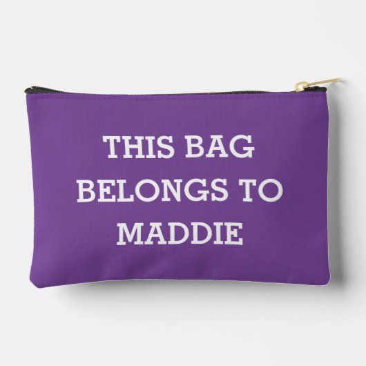 Deze tas behoort tot de naam Cosmetics Pouch (Achterkant)