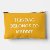 Deze tas behoort tot de naam Cosmetics Pouch (Achterkant)