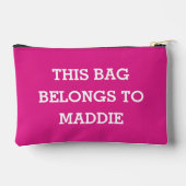 Deze tas behoort tot de naam Cosmetics Pouch (Achterkant)