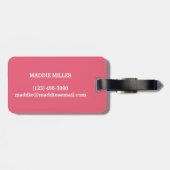 Deze tas behoort tot de naam gepersonaliseerd Baga Bagagelabel (Achterkant horizontaal)