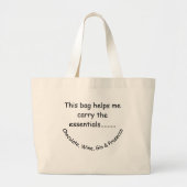 Deze tas... grote tote bag (Voorkant)