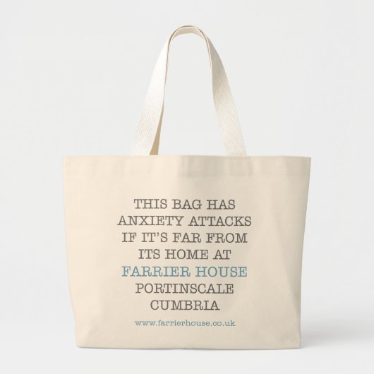 Deze tas heeft angstaanvallen... (Voorkant)