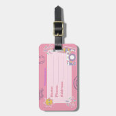 "Deze tas is van" label Bagagelabel (Voorkant verticaal)