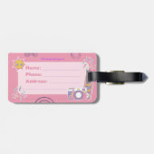 "Deze tas is van" label Bagagelabel (Achterkant horizontaal)