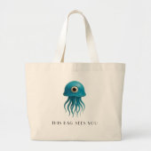 Deze tas ziet u - Cyclops Jellyfish Canvas tas (Voorkant)