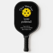 DEZE TEACHER BEHOORT PICKLEBALL PICKLEBALL PADDLE (Achterkant)
